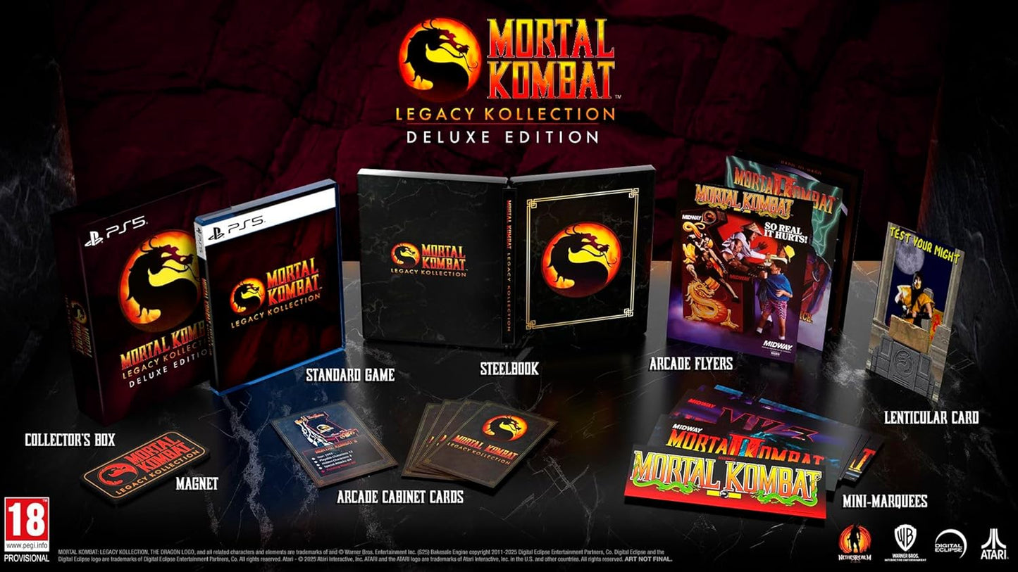 Mortal Kombat Legacy Kollection Deluxe Edition PlayStation 5