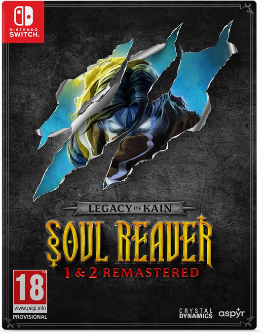 Legacy of Kain Soul Reaver 1 & 2 Remastered Deluxe Edition Switch 