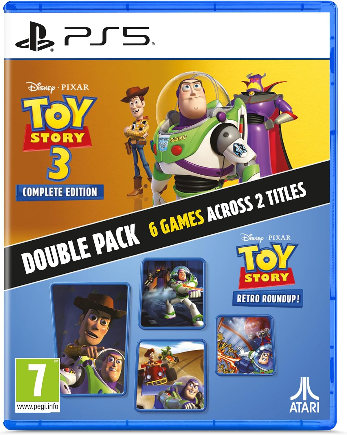Toy Story: Retro Roundup! + Toy Story 3 Complete Edition Double Pack Ps5