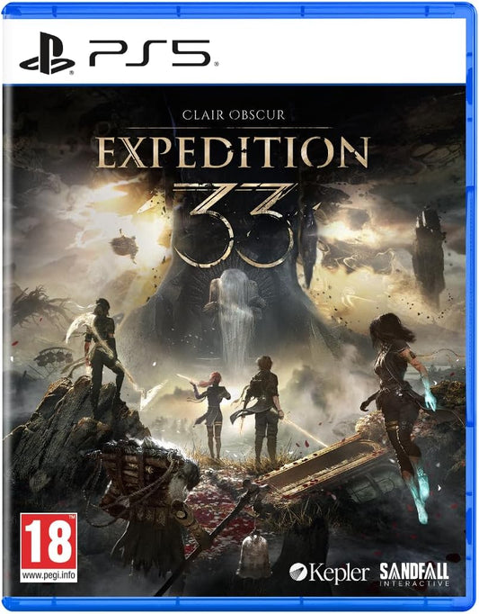 Game cover for 'Expedition 33' by Kepler Sandfall Interactive on a PS5 platform