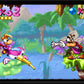Cartoon characters in a colorful game scene with a jungle background