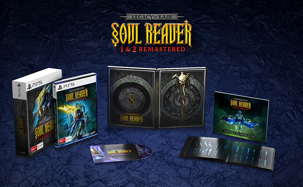 Legacy of Kain Soul Reaver 1 & 2 Remastered Deluxe Edition PlayStation 5 