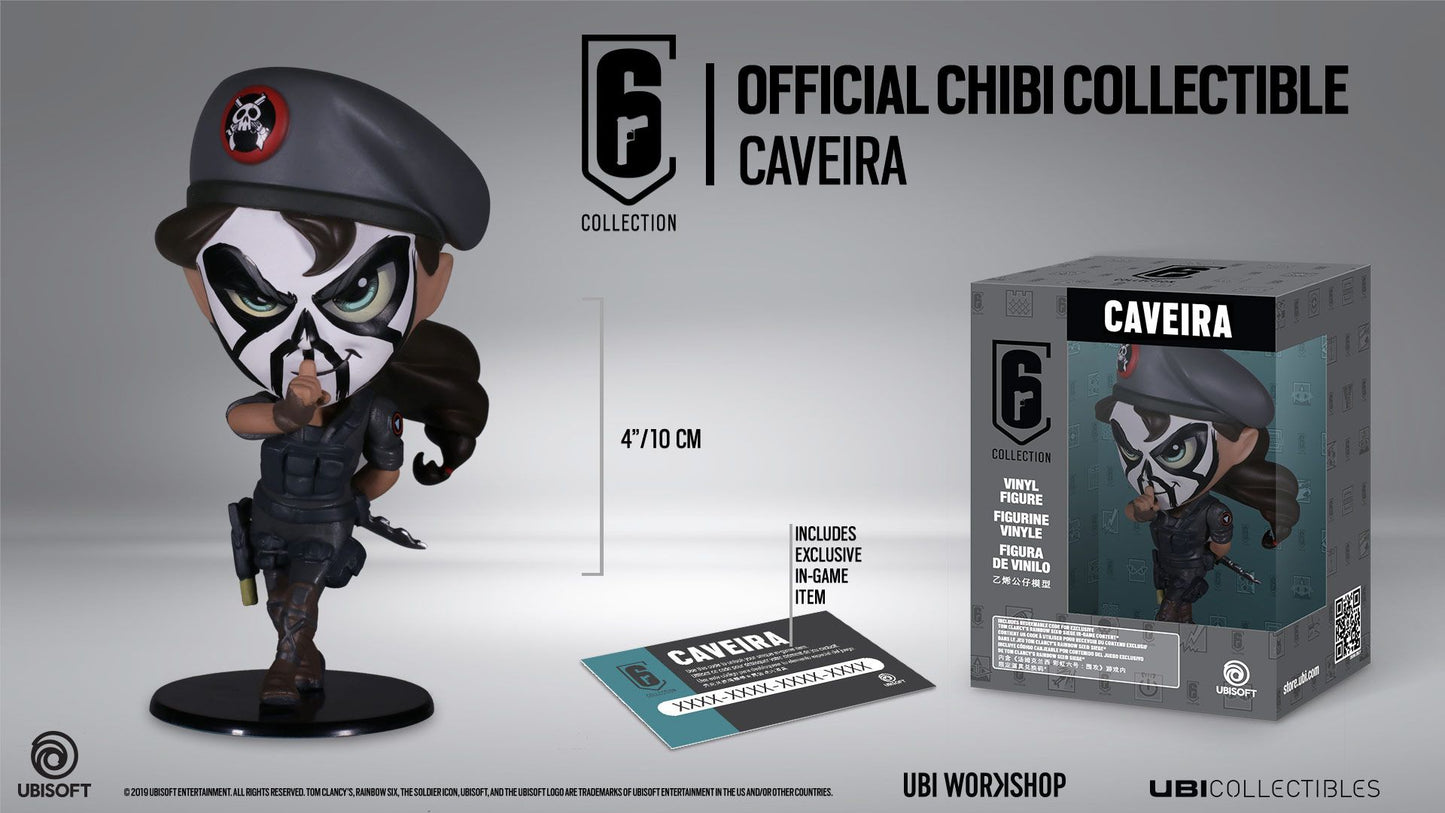 Caveira Chibi Rainbow Six Collection Vinyl Figure box