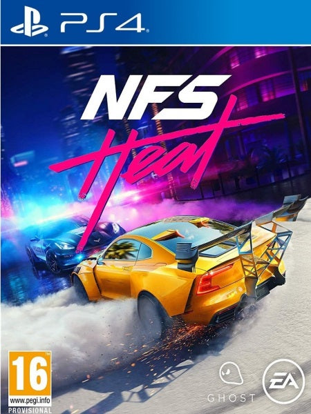 Need for Speed Heat P4 front cover